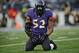 BALTIMORE, MD - JANUARY 06: Ray Lewis #52 of the Baltimore Ravens during a game against the Indianapolis Colts during the AFC Wild Card Playoff Game at M&T Bank Stadium on January 6, 2013 in Baltimore, Maryland. (Photo by Patrick Smith/Getty Images)