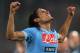 NAPLES, ITALY - JANUARY 06: Edinson Cavani of Napoli celebrates afetr scoring the opening goal during the Serie A match between SSC Napoli and AS Roma at Stadio San Paolo on January 6, 2013 in Naples, Italy. (Photo by Maurizio Lagana/Getty Images)