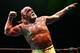 PERTH, AUSTRALIA - NOVEMBER 24: Hulk Hogan gestures to the audience during his Hulkamania Tour at the Burswood Dome on November 24, 2009 in Perth, Australia. (Photo by Paul Kane/Getty Images)