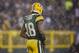 GREEN BAY, WI - December 9: Randall Cobb #18 of the Green Bay Packers stands in the snow against the Detroit Lions at Lambeau Field on December 9, 2012 in Green Bay, Wisconsin. (Photo by Tom Lynn /Getty Images)