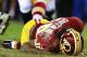 Robert Griffin III left Sunday's game late in the fourth quarter against the Seahawks.