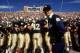 Head coach Lou Holtz with the 1988 championship team