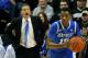 NASHVILLE, TN - JANUARY 10: Head coach John Calipari of the Kentucky Wildcats coaches his team against the Vanderbilt Commodores at Memorial Gym on January 10, 2013 in Nashville, Tennessee. (Photo by Frederick Breedon/Getty Images)