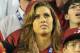 Jan 7, 2013; Miami, FL, USA; Katherine Webb (girlfriend of A.J. McCarron) celebrates after the 2013 BCS Championship game against the Notre Dame Fighting Irish at Sun Life Stadium. Alabama won 42-14. Mandatory Credit: Matt Cashore-USA TODAY Sports