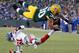 The Packers' John Kuhn hits the air, but it was the Giants who were flying high after this 2011 NFC Divisional Playoff Game.