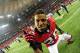 ATLANTA, GA - SEPTEMBER 17: Thomas DeCoud #28 of the Atlanta Falcons celebrates after the game against the Denver Broncos at the Georgia Dome on September 17, 2012 in Atlanta, Georgia (Photo by Scott Cunningham/Getty Images)