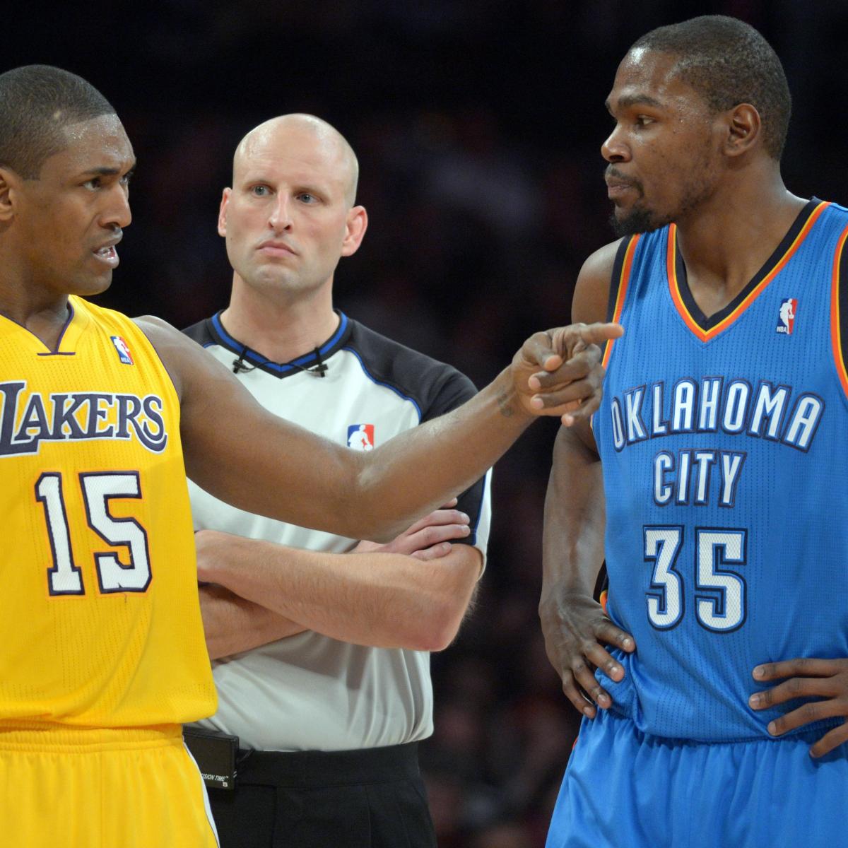 Oklahoma City Thunder vs. Los Angeles Lakers Postgame Grades and