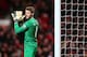 MANCHESTER, ENGLAND - DECEMBER 15: David de Gea of Manchester United in action during the Barclays Premier League match between Manchester United and Sunderland at Old Trafford on December 15, 2012 in Manchester, England. (Photo by Clive Mason/Getty Images)