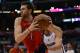 LOS ANGELES, CA - DECEMBER 09: Andrea Bargnani #7 of the Toronto Raptors drives to the basket during a 102-83 Los Angeles Clipper win at Staples Center on December 9, 2012 in Los Angeles, California. NOTE TO USER: User expressly acknowledges and agrees that, by downloading and or using this photograph, User is consenting to the terms and conditions of the Getty Images License Agreement. (Photo by Harry How/Getty Images)