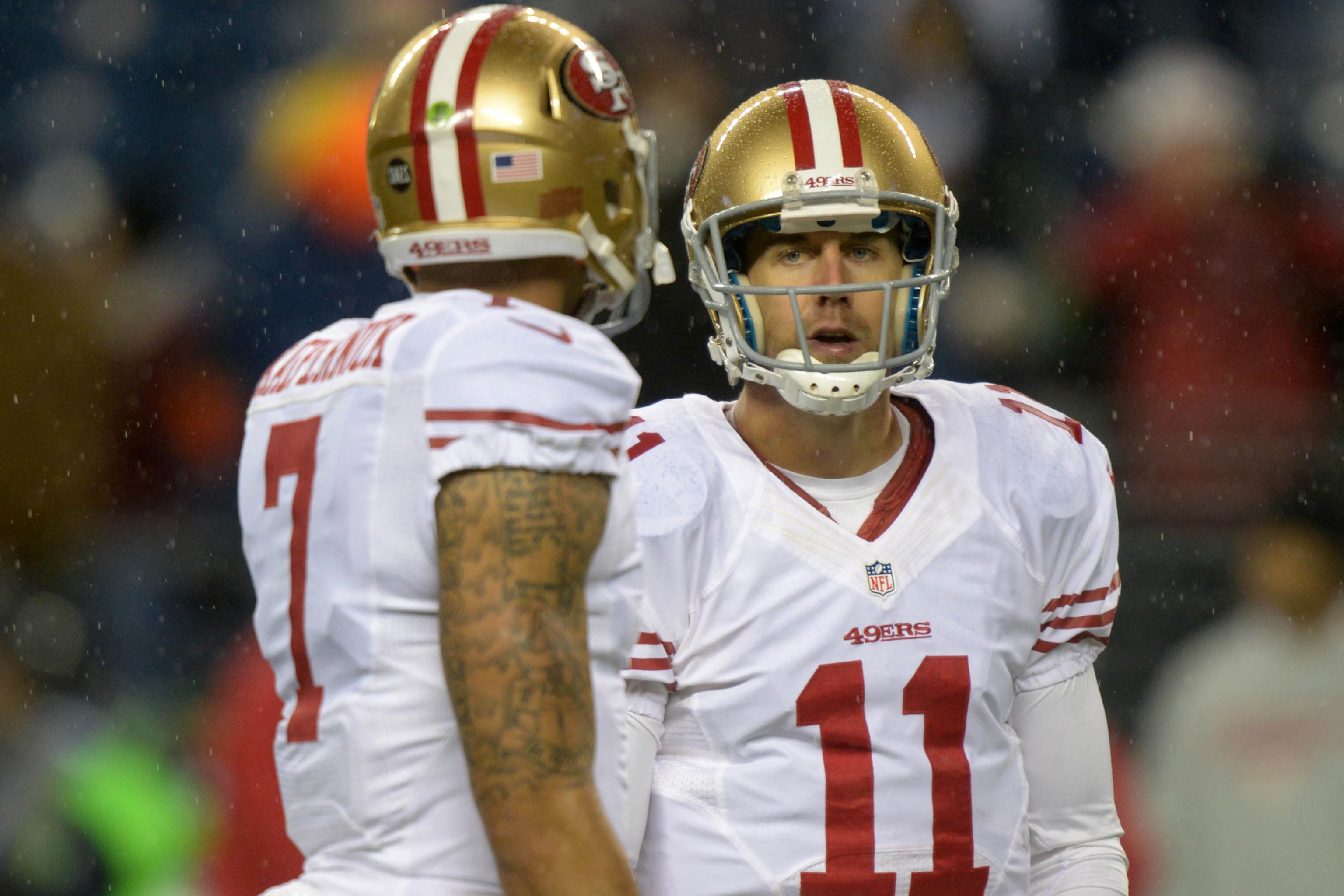 49ers' Alex Smith out vs. Bears, Colin Kaepernick to start