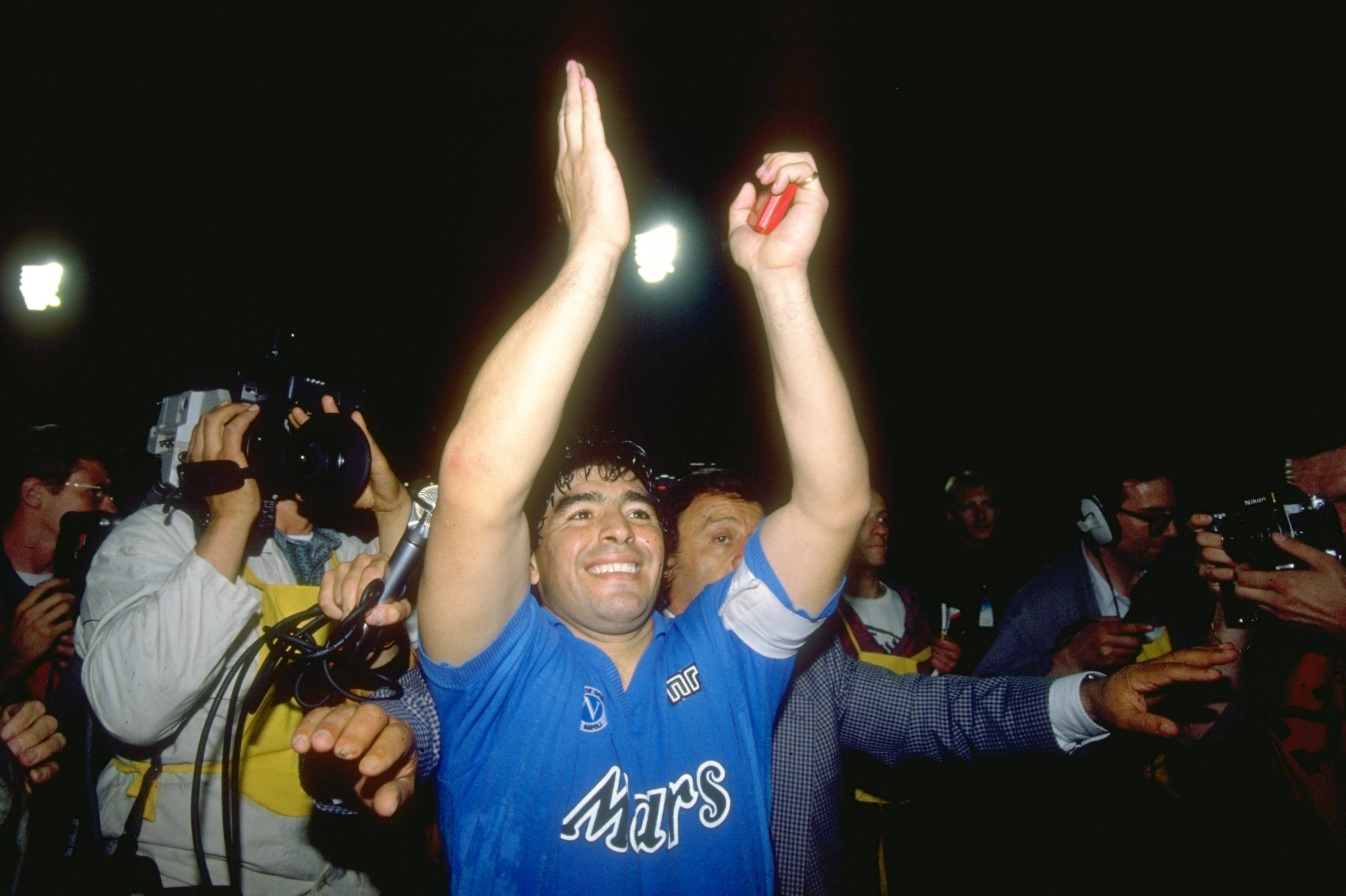 Gianfranco Zola of SSC Napoli looks on during the Seria A Italy