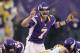 MINNEAPOLIS, MN - DECEMBER 30: Christian Ponder #7 of the Minnesota Vikings signals during a game against the Green Bay Packers on December 30, 2012 at Mall of America Field at the Hubert H. Humphrey Metrodome in Minneapolis, Minnesota. The Vikings defeated the Packers 37-34. (Photo by Andy Clayton King/Getty Images)