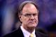 INDIANAPOLIS, IN - FEBRUARY 05: Brian Billick watches warmups on the field before the New England Patriots take on the New York Giants in Super Bowl XLVI at Lucas Oil Stadium on February 5, 2012 in Indianapolis, Indiana. (Photo by Elsa/Getty Images)