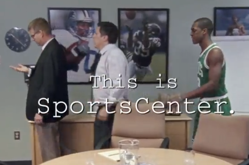 Rondo has huge hands in new Sportscenter commercial 