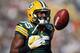 GREEN BAY, WI - SEPTEMBER 30: Wide receiver Greg Jennings #85 of the Green Bay Packers looks on prior to the start of the game against the New Orleans Saints at Lambeau Field on September 30, 2012 in Green Bay, Wisconsin. (Photo by Jeff Gross/Getty Images)