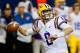 ATLANTA, GA - DECEMBER 31: Zach Mettenberger #8 of the LSU Tigers passes against the Clemson Tigers during the 2012 Chick-fil-A Bowl at Georgia Dome on December 31, 2012 in Atlanta, Georgia. (Photo by Kevin C. Cox/Getty Images)