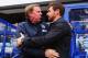 LONDON, ENGLAND - JANUARY 12: (L-R) Harry Redknapp the Queens Park Rangers manager and Andre Villas-Boas the Tottenham Hotspur manager exchange greetings before the start of the Barclays Premier League match between Queens Park Rangers and Tottenham Hotspur at Loftus Road on January 12, 2013 in London, England. (Photo by Clive Rose/Getty Images)