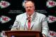 KANSAS CITY, MO - JANUARY 07: Andy Reid talks to the media during a press conference introducing him as the Kansas City Chiefs new head coach on January 7, 2013 in Kansas City, Missouri. (Photo by Jamie Squire/Getty Images)