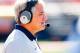 Sep 29, 2012; Champaign, IL, USA; Penn State Nittany Lions defensive coordinator Ted Roof during the game against the Illinois Fighting Illini at Memorial Stadium. Mandatory Credit: Bradley Leeb-USA TODAY Sports