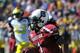 TAMPA, FL - JANUARY 1: Wide receiver Ace Sanders #1 of the South Carolina Gamecocks returns a punt 54 yards for a first quarter touchdown against the Michigan Wolverines in the Outback Bowl January 1, 2013 at Raymond James Stadium in Tampa, Florida. (Photo by Al Messerschmidt/Getty Images)