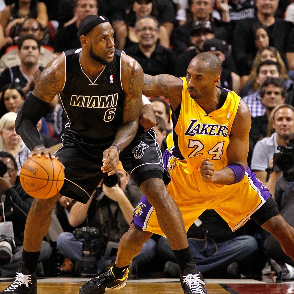 Comparing Kobe Bryant and LeBron James, by the Numbers | Bleacher