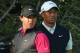 Rory McIlroy and Tiger Woods were in the same group in Abu Dhabi.