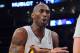 January 6, 2013; Los Angeles, CA, USA; Los Angeles Lakers shooting guard Kobe Bryant (24) questions a foul call during the first half of the game against the Denver Nuggets at the Staples Center. Mandatory Credit: Jayne Kamin-Oncea-USA TODAY Sports