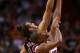 MIAMI, FL - JANUARY 04: Chris Bosh #1 of the Miami Heat and Joakim Noah #13 of the Chicago Bulls fight for a jump ball during a game at AmericanAirlines Arena on January 4, 2013 in Miami, Florida. (Photo by Mike Ehrmann/Getty Images)