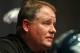 PHILADELPHIA, PA - JANUARY 17: Chip Kelly talks to the media after being introduced as the new head coach of the Philadelphia Eagles during a news conference at the team's NovaCare Complex on January 17, 2013 in Philadelphia, Pennsylvania. The former Oregon coach surprised many after he initially turned down NFL clubs saying he would remain at Oregon. (Photo by Rich Schultz/Getty Images)