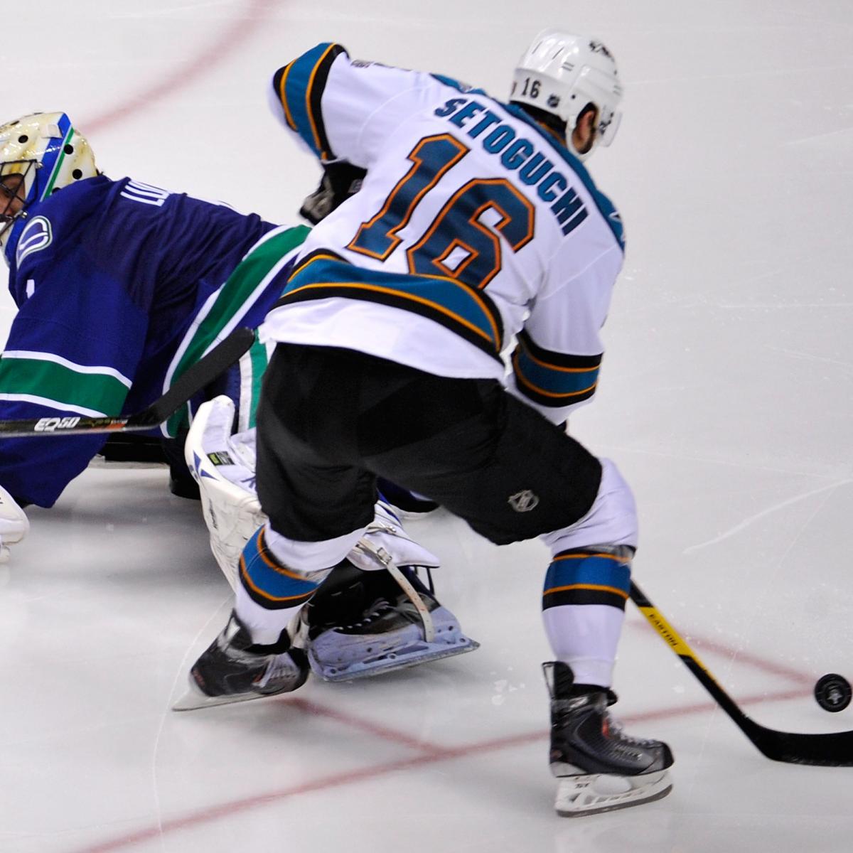 San Jose Sharks Forward Depth Chart for 2013 NHL Season News, Scores
