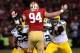 A lot of guys are needed to stop Justin Smith.
