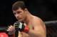 September 22, 2012; Toronto, ON, CANADA; Michael Bisping fights Brian Stann (not pictured) in the middleweight championship during UFC 152 at the Air Canada Centre. Mandatory Credit: Tom Szczerbowski-USA TODAY Sports