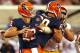 EAST RUTHERFORD, NJ - SEPTEMBER 08: Quarterback Ryan Nassib #12 of the Syracuse Orange looks to pass against the USC Trojans during a game at MetLife Stadium on September 8, 2012 in East Rutherford, New Jersey. (Photo by Rich Schultz/Getty Images)