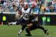 JACKSONVILLE, FL - DECEMBER 23: Kyle Bosworth #56 of the Jacksonville Jaguars attempts to tackle Stevan Ridley #22 of the New England Patriots during the game at EverBank Field on December 23, 2012 in Jacksonville, Florida. (Photo by Sam Greenwood/Getty Images)
