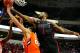 RALEIGH, NC - JANUARY 20: Richard Howell #1 of the North Carolina State Wolfpack tips a rebound away from Milton Jennings #24 of the Clemson Tigers during play at PNC Arena on January 20, 2013 in Raleigh, North Carolina. North Carolina State won 66-62. (Photo by Grant Halverson/Getty Images)