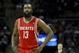 Jan 21, 2013; Charlotte, NC, USA Houston Rockets shooting guard James Harden (13) during the first half against the Charlotte Bobcats at Time Warner Cable Arena. Mandatory Credit: Jeremy Brevard-USA TODAY Sports