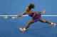 MELBOURNE, AUSTRALIA - JANUARY 21: Serena Williams of the United States plays a forehand in her fourth round match against Maria Kirilenko of Russia during day eight of the 2013 Australian Open at Melbourne Park on January 21, 2013 in Melbourne, Australia. (Photo by Scott Barbour/Getty Images)