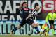 SIENA, ITALY - DECEMBER 22: Francesco Valiani of AC Siena fights for the ball with Edinson Cavani of SSC Napoli during the Serie A match between AC Siena and SSC Napoli at Stadio Artemio Franchi on December 22, 2012 in Siena, Italy. (Photo by Gabriele Maltinti/Getty Images)