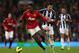 MANCHESTER, ENGLAND - DECEMBER 29: Danny Welbeck of Manchester United competes with Liam Ridgewell of West Bromwich Albion during the Barclays Premier League match between Manchester United and West Bromwich Albion at Old Trafford on December 29, 2012 in Manchester, England. (Photo by Clive Brunskill/Getty Images)