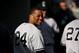 DETROIT, MI - OCTOBER 18: Robinson Cano #24 of the New York Yankees looks on from the dugout against the Detroit Tigers during game four of the American League Championship Series at Comerica Park on October 18, 2012 in Detroit, Michigan. (Photo by Jonathan Daniel/Getty Images)