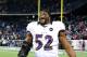 FOXBORO, MA - JANUARY 20: Ray Lewis #52 of the Baltimore Ravens celebrates after defeating the New England Patriots in the 2013 AFC Championship game at Gillette Stadium on January 20, 2013 in Foxboro, Massachusetts. The Baltimore Ravens defeated the New England Patriots 28-13. (Photo by Al Bello/Getty Images)