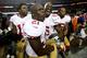 ATLANTA, GA - JANUARY 20: Wide receiver Michael Crabtree #15, running back Frank Gore #21 and tight end Vernon Davis #85 of the San Francisco 49ers celebrate after the 49ers defeated the Atlanta Falcons 28-24 in the NFC Championship game at the Georgia Dome on January 20, 2013 in Atlanta, Georgia. (Photo by Streeter Lecka/Getty Images)