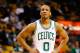 BOSTON, MA - JANUARY 2: Avery Bradley #0 of the Boston Celtics plays against the Memphis Grizzlies in his first game back since surgery during the game on January 2, 2013 at TD Garden in Boston, Massachusetts. NOTE TO USER: User expressly acknowledges and agrees that, by downloading and or using this photograph, User is consenting to the terms and conditions of the Getty Images License Agreement. (Photo by Jared Wickerham/Getty Images)