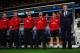 STOCKHOLM, SWEDEN - NOVEMBER 14: England manager Roy Hodgson looks on with assistants Gary Neville and Ray Lewington during the international friendly match between Sweden and England at the Friends Arena on November 14, 2012 in Stockholm, Sweden. (Photo by Michael Regan/Getty Images)