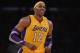 LOS ANGELES, CA - JANUARY 15: Dwight Howard #12 of the Los Angeles Lakers reacts to his goaltending during the game against the Milwaukee Bucks at Staples Center on January 15, 2013 in Los Angeles, California. NOTE TO USER: User expressly acknowledges and agrees that, by downloading and or using this photograph, User is consenting to the terms and conditions of the Getty Images License Agreement. (Photo by Harry How/Getty Images)