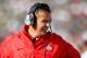 EAST LANSING, MI - SEPTEMBER 29: Head coach Urban Meyer of the Ohio State Buckeyes looks on while playing the Michigan State Spartans at Spartan Stadium on September 29, 2012 in East Lansing, Michigan. (Photo by Gregory Shamus/Getty Images)