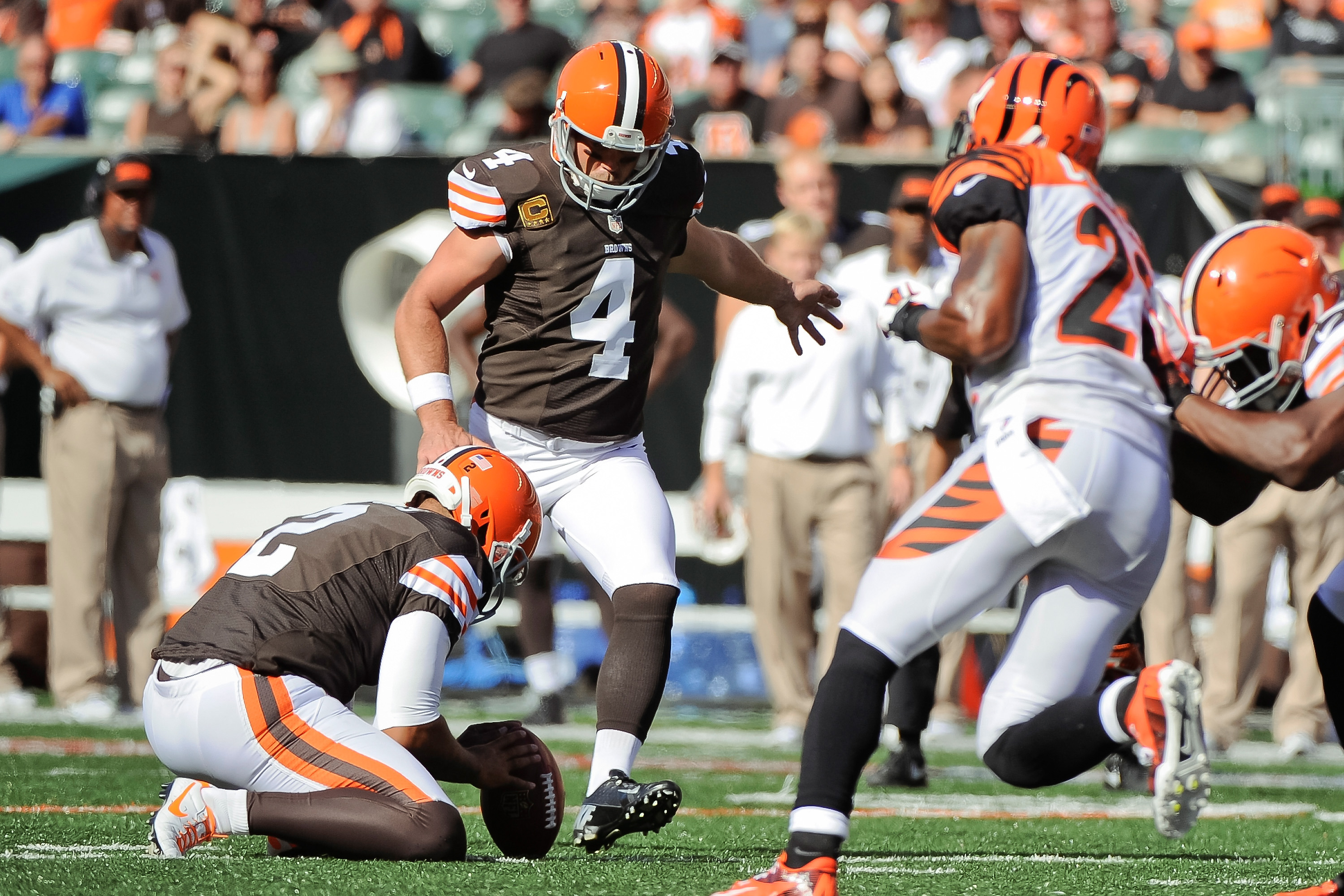 Cleveland Browns' Phil Dawson on Sunday might be playing final