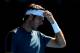 MELBOURNE, AUSTRALIA - JANUARY 19: Juan Martin Del Potro of Argentina looks on in his third round match against Jeremy Chardy of France during day six of the 2013 Australian Open at Melbourne Park on January 19, 2013 in Melbourne, Australia. (Photo by Robert Prezioso/Getty Images)