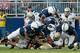 STATE COLLEGE, PA - SEPTEMBER 15: Quarterback Keenan Reynolds #19 of the Navy Midshipmen is stopped by the Penn State Nittany Lions defense during the second half at Beaver Stadium on September 15, 2012 in State College, Pennsylvania. (Photo by Rob Carr/Getty Images)