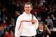 COLUMBUS, OH - JANUARY 15: Head football coach Urban Meyer of the Ohio State Buckeyes is introduced to the crowd at halftime of the basketball game between the Indiana Hoosiers and the Ohio State Buckeyes on January 15, 2012 at Value City Arena in Columbus, Ohio. (Photo by Jamie Sabau/Getty Images)